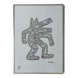 Keith Haring screen print