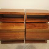Paire de chevets scandinave teck année 70 simat doubinski