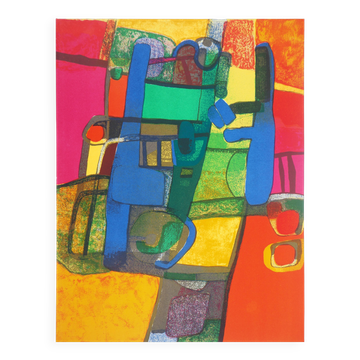 Maurice esteve: spring - original lithograph