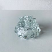 Bougeoir étoilé en cristal