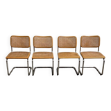 4 Cesca B32 Marcel Breuer chairs