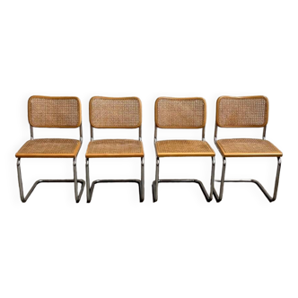 4 Cesca B32 Marcel Breuer chairs