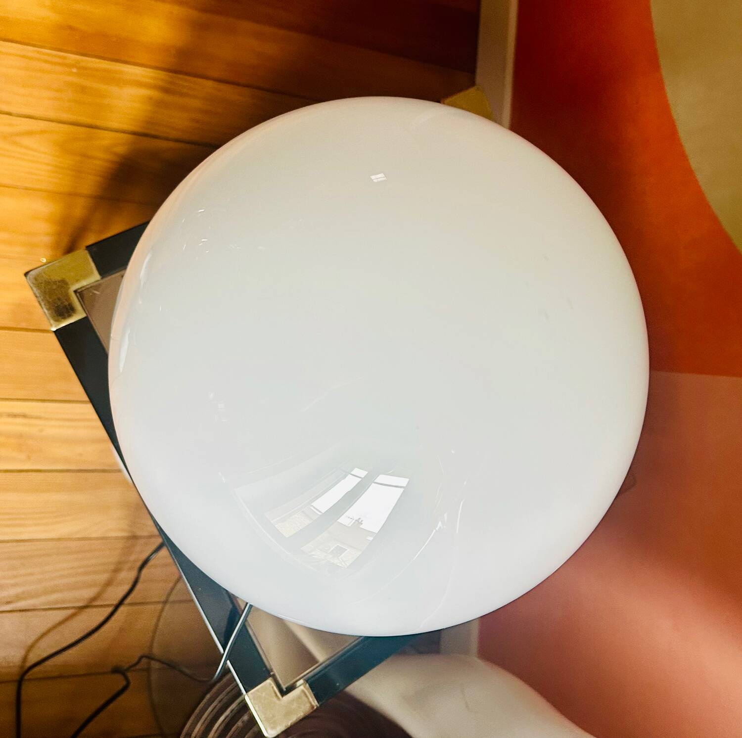 Vintage opaline lamp