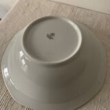 White dish with gilding