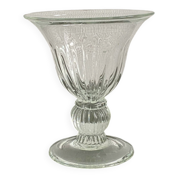 Large bowl / vase made of blown glass