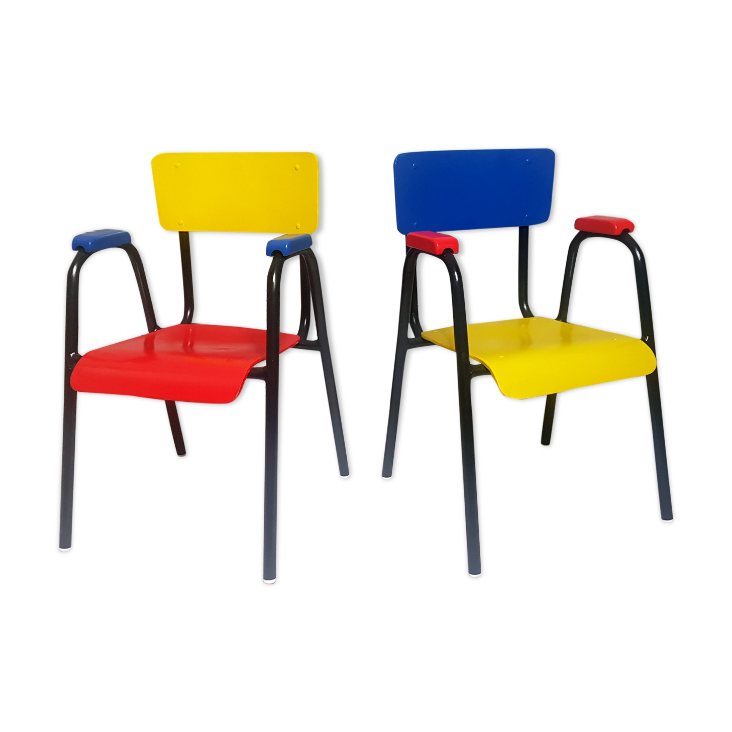 Pair of vintage children's chairs