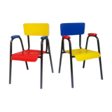 Pair of vintage children's chairs