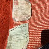 Moroccan carpet in vintage wool