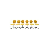Ensemble de 6 chaises Space Age