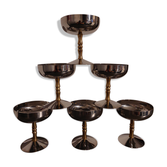 Lot de 6 coupes à glaces