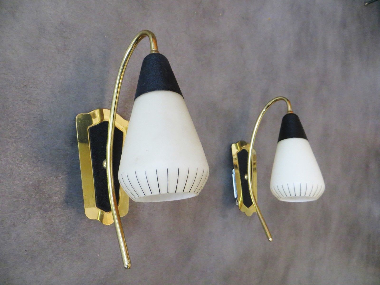 Pair of wall lamps 60s