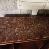 Art deco marble bedside table