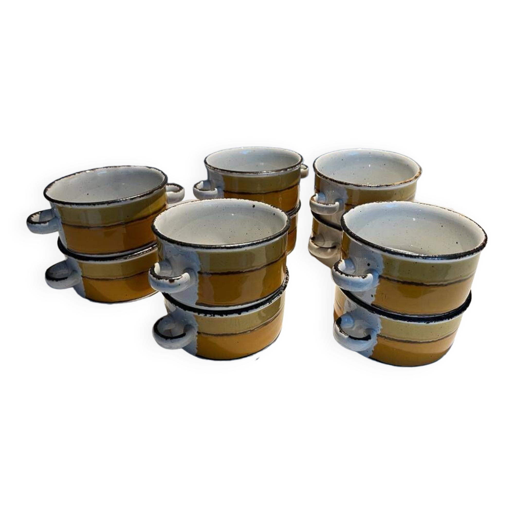 Set of 10 vintage casserole dishes