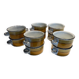 Set of 10 vintage casserole dishes