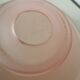 small pink lampshade in pink granite glass from the 50s