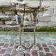 Column for bucket holder in silver-plated metal European craftsmanship