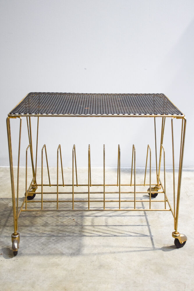 Vintage vinyl holder table 1970'