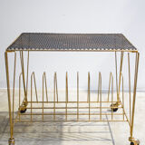 Vintage vinyl holder table 1970'