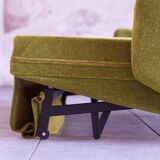 Set de salon canapé - 2 fauteuils design 1960 par Paul Geoffroy Troika Airborne