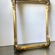 Antique gilded art nouveau  wooden frame 27 cm x 22 cm