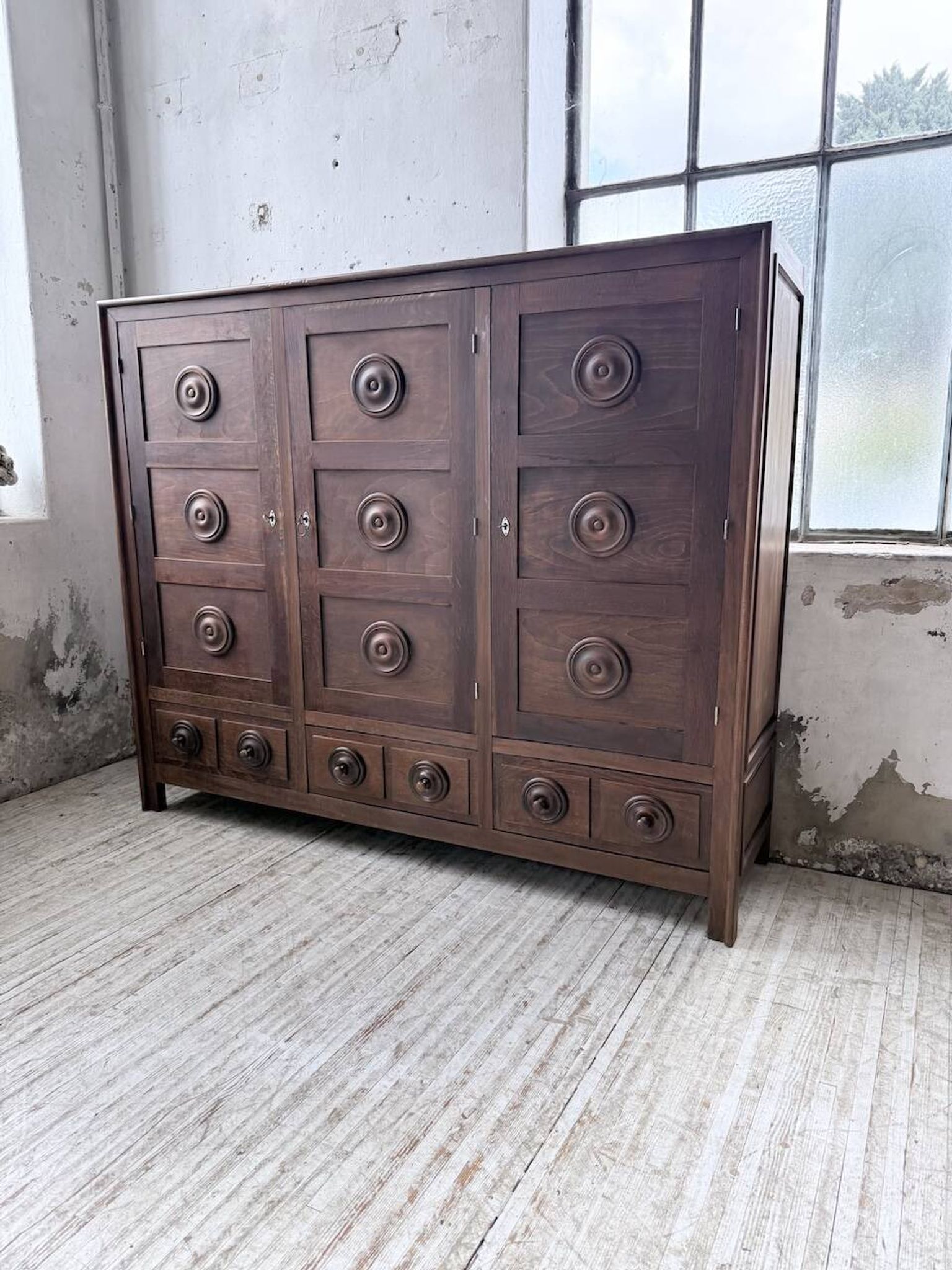 Oak wardrobe "Basque" Dudouyt