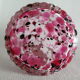 Vase verre de Clichy Legras Rose début XXème