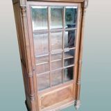 Henri 2 style display cabinet with shelves.