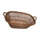 Old oval wicker basket