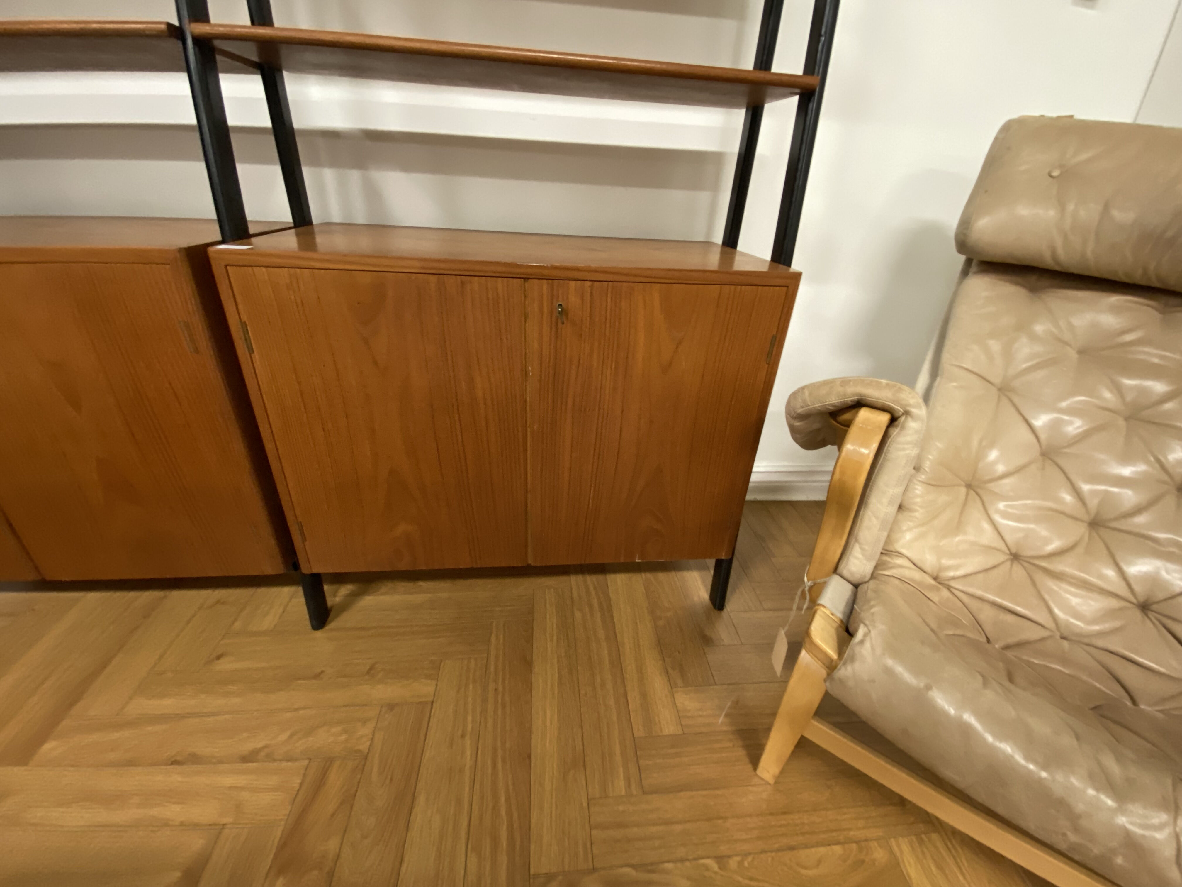 Teak "double" library, Sweden, 1950