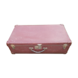 Vintage burgundy suitcase