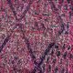 Vintage pink Berber rug from Boujad