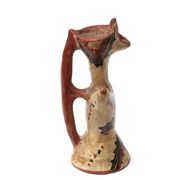 Berber Kabyle pottery with terracotta handle, 70s