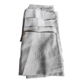 Serviettes monogrammées