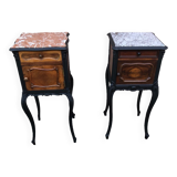 Paire tables de chevet