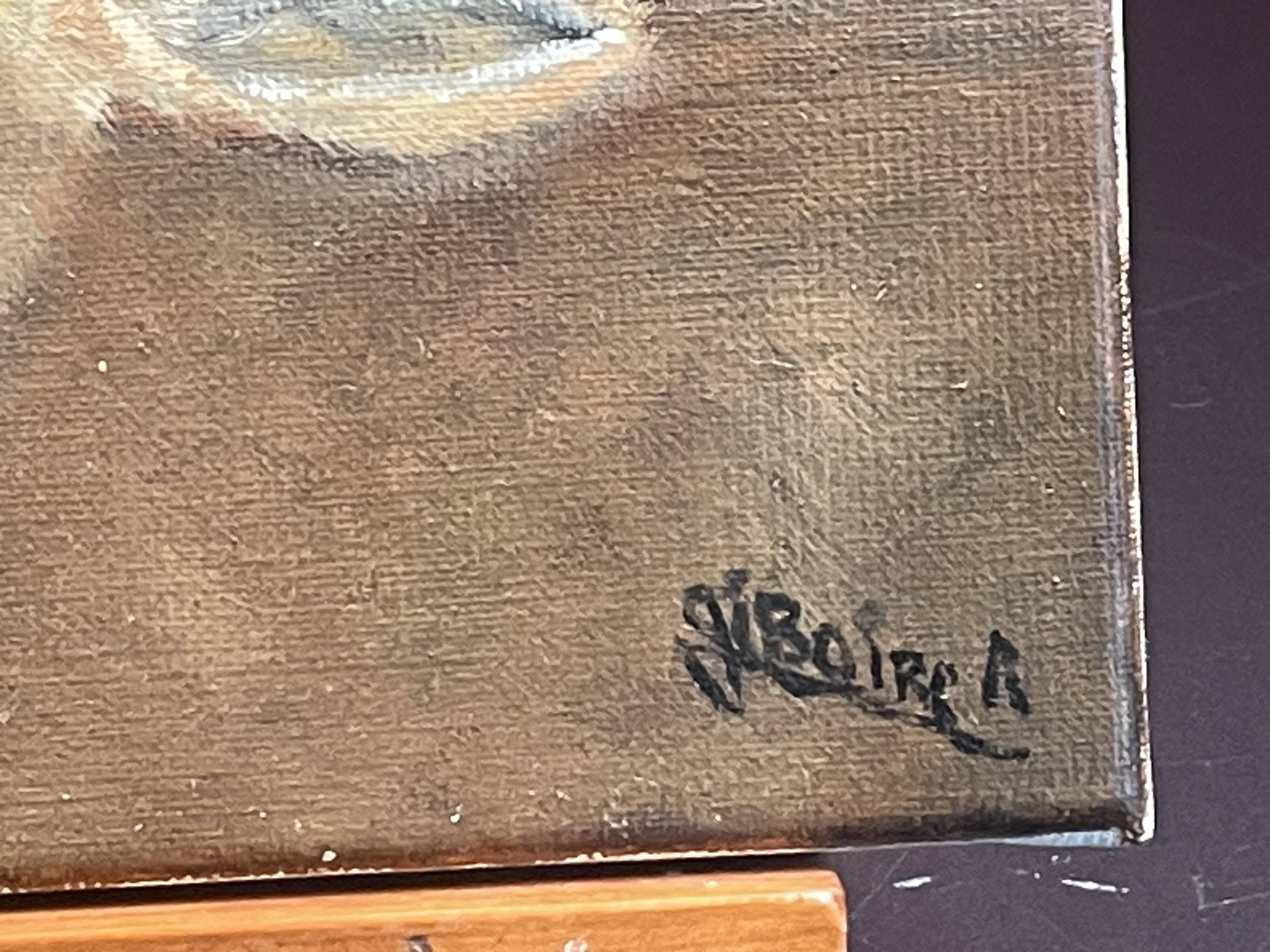 Old Painting Oil on canvas Still life Hunting - signed Giboir