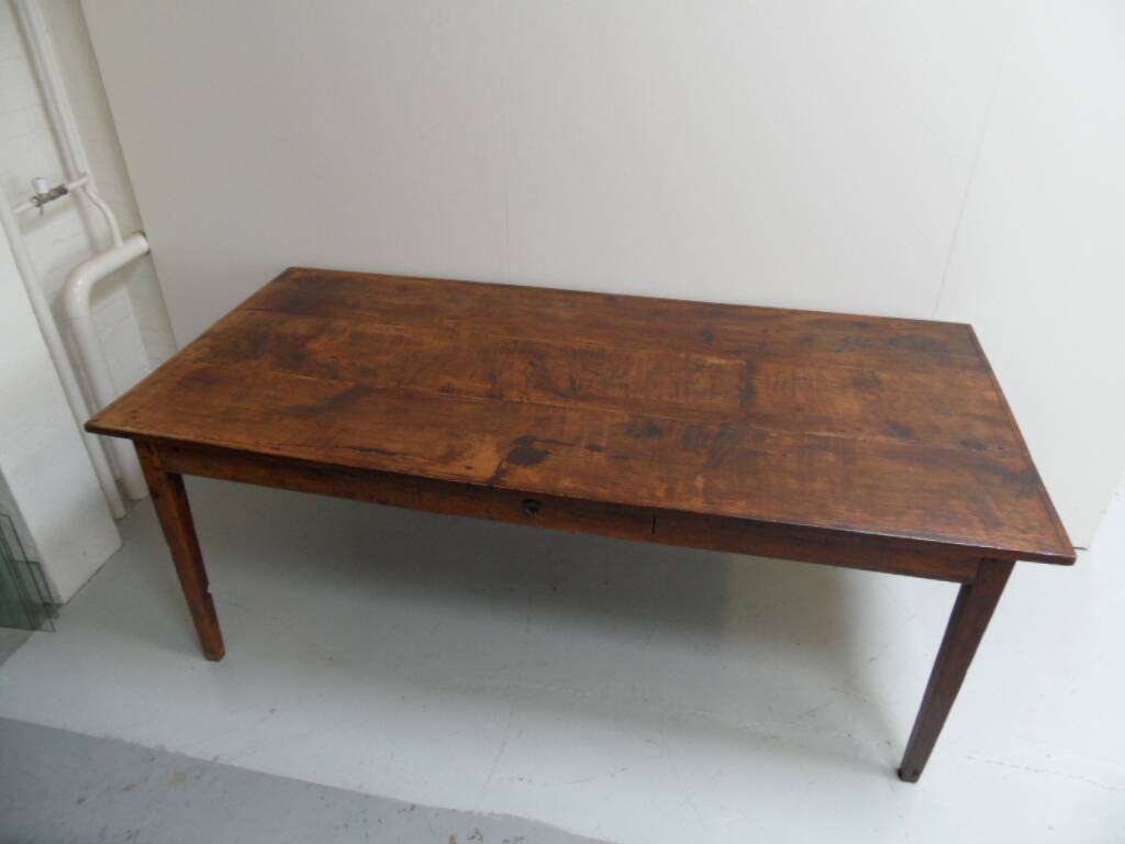 Antique French oak dining table