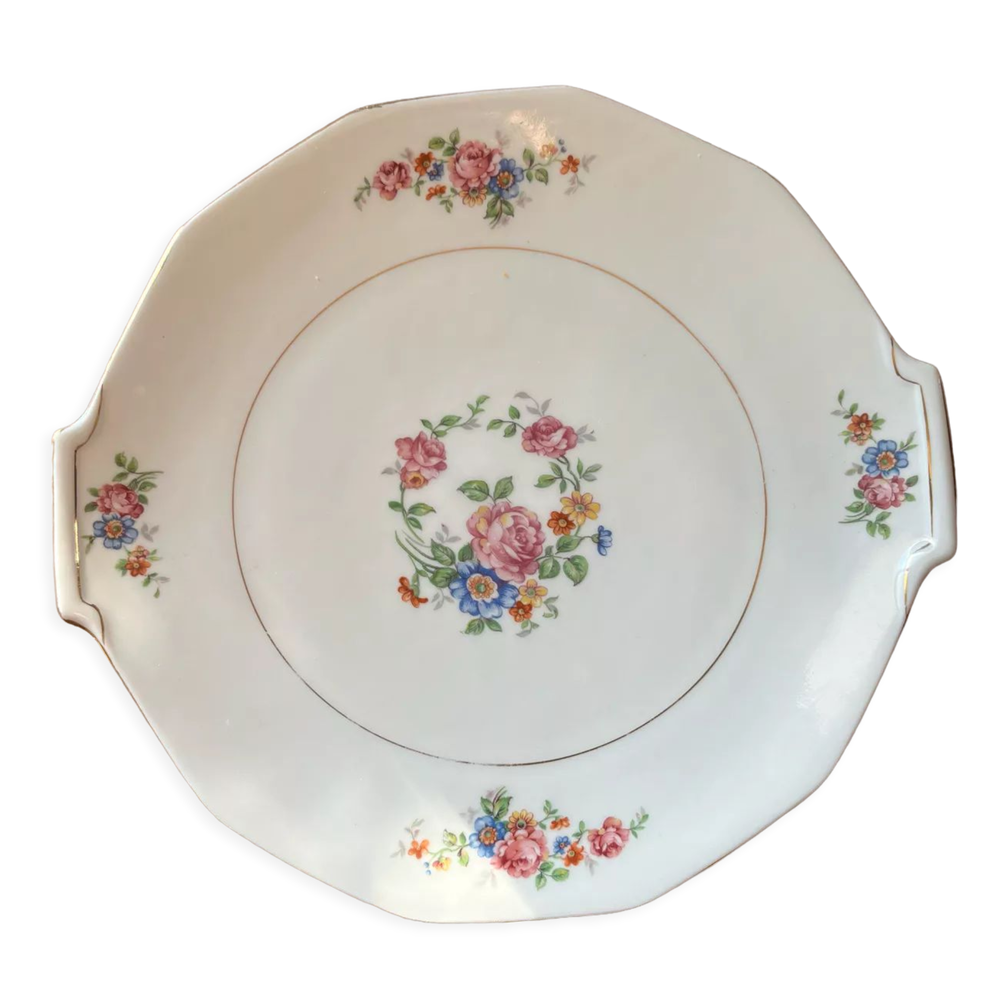 Porcelain serving plate