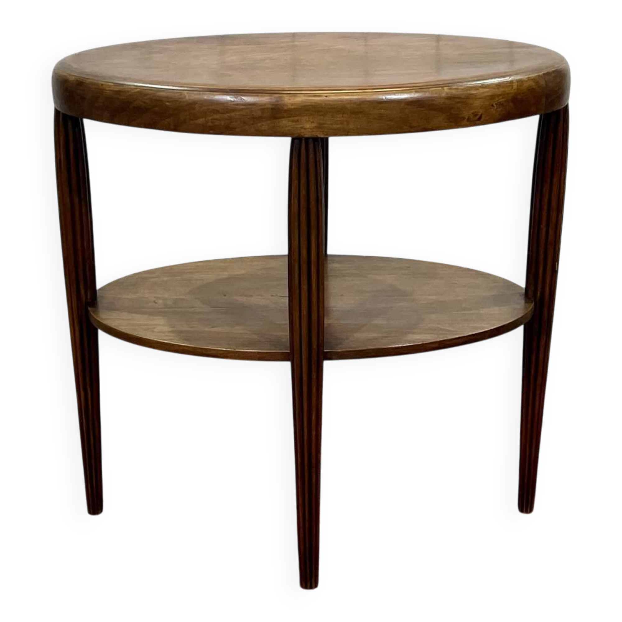 1930s Art Deco beech pedestal table