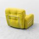Vintage 1970s green armchair with metal frame – Italian modernist design