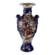 Antique ceramic vase with floral decoration, Japan, early 20th century.
