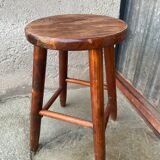 Vintage rustic farmhouse stool