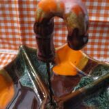 Vallauris dish in the shape of an umbrella