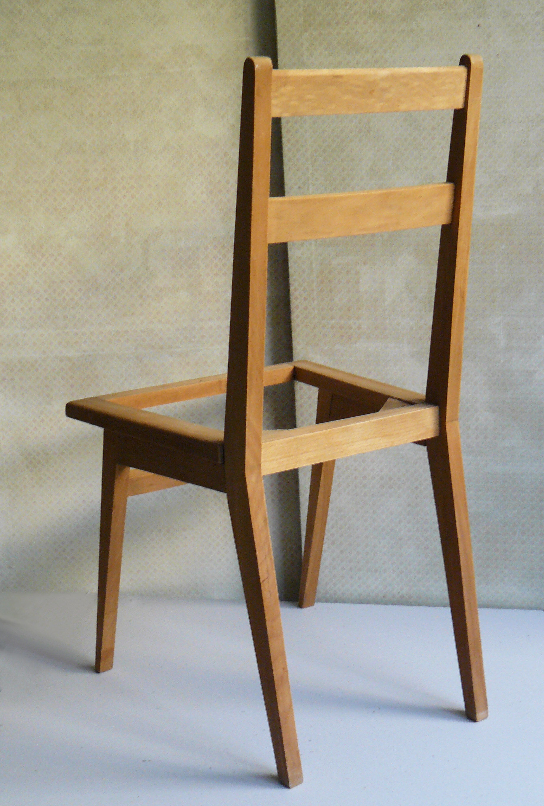 Pair of chairs 50-60 to upholster and skate