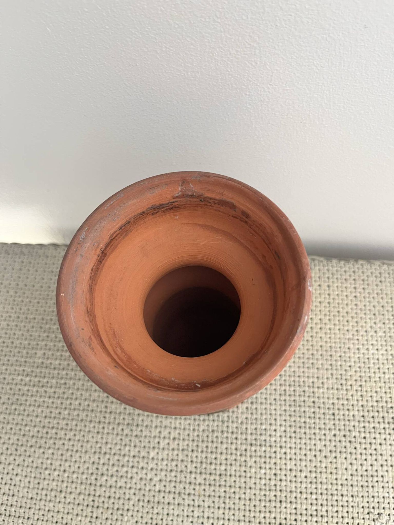 Vase en terre cuite vernissée
