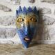 Masque en céramique émaillé Bernard Buffat Années 60