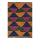 Vintage handmade Turkish rug 108x137 cm