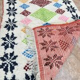 Moroccan Berber Rug Costum - Moroccan Wool Rug - New Azilal Rug - Beni Ouarain Style