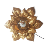 Golden metal flower ceiling Masca 40 cm