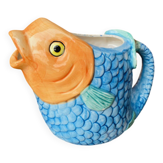 Zoomorphic fish jug.
