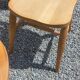 Set of 4 chairs and 1 armchair in mountain style.